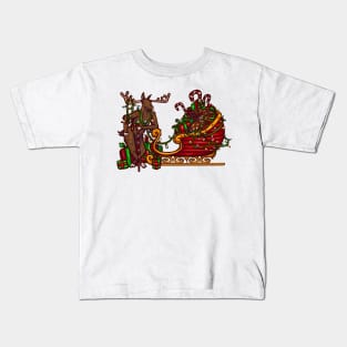 Christmas Sleigh Kids T-Shirt